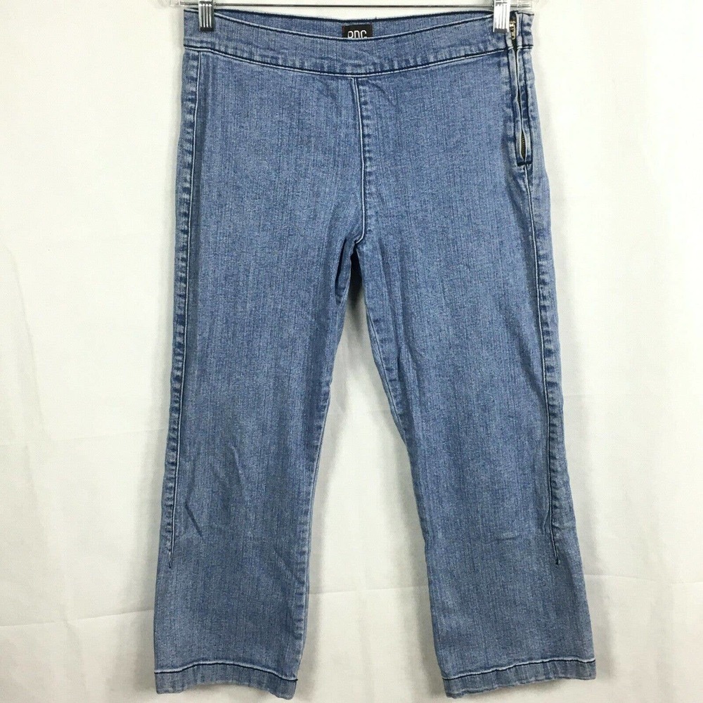 BDG Urban Outfitters Women’s Light Wash Cropped Ankle Jeans Side Zip